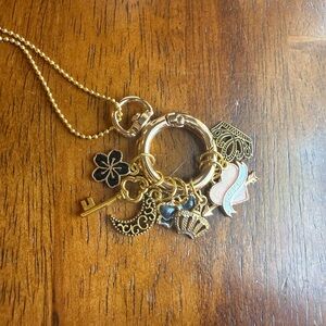 Circle Charm Pendant Necklace